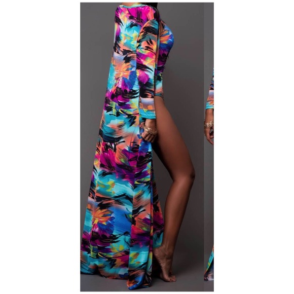 Sexy Hollow Out One Piece & Cover Up 💦 💧 - Picture 2 of 5